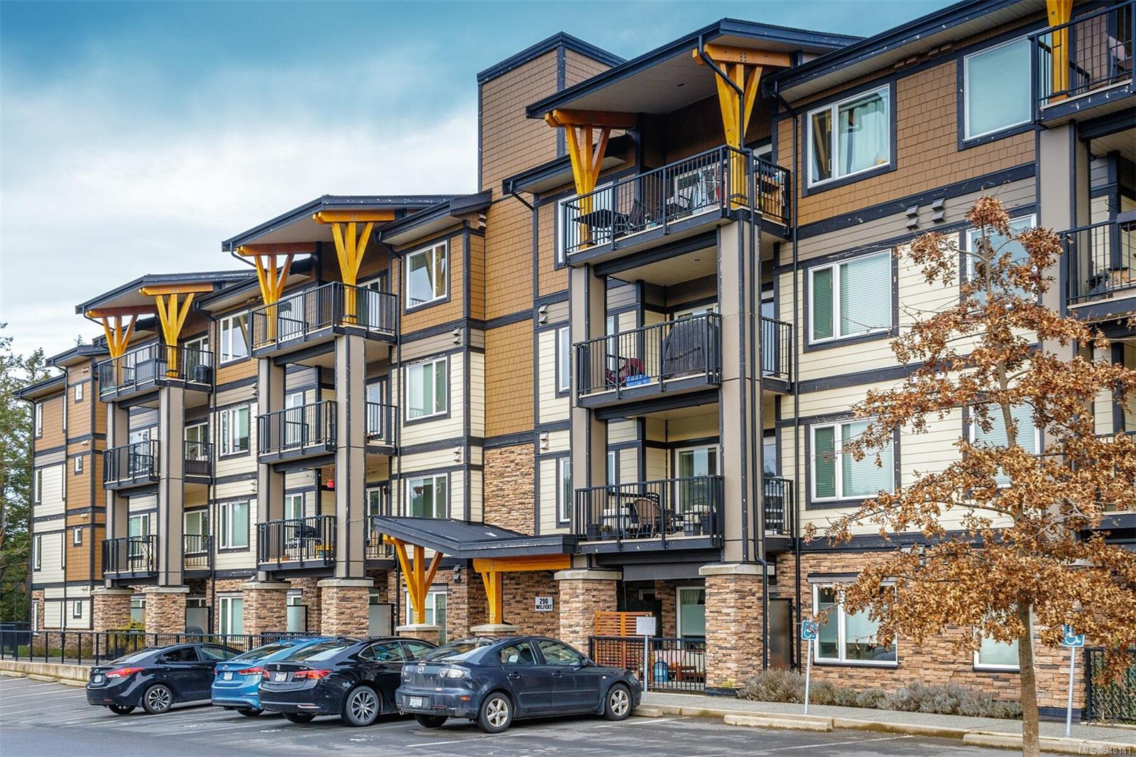 Coho condo building, in Six Mile, Victoria BC
