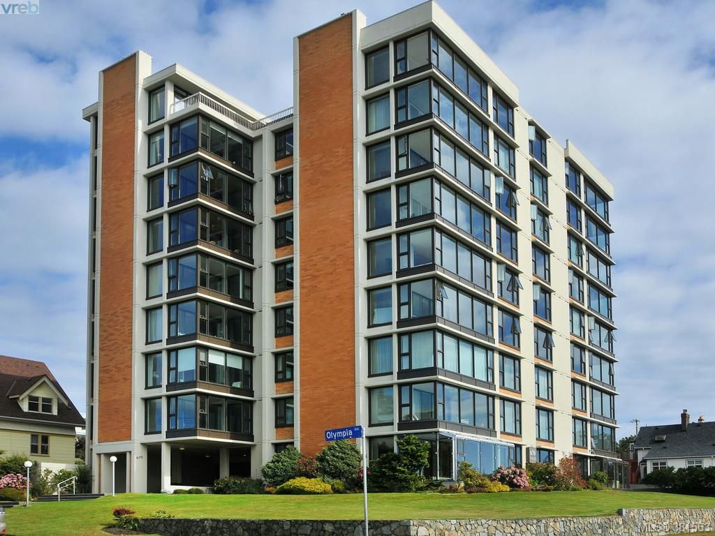 Dallas Place condo building, in James Bay, Victoria BC