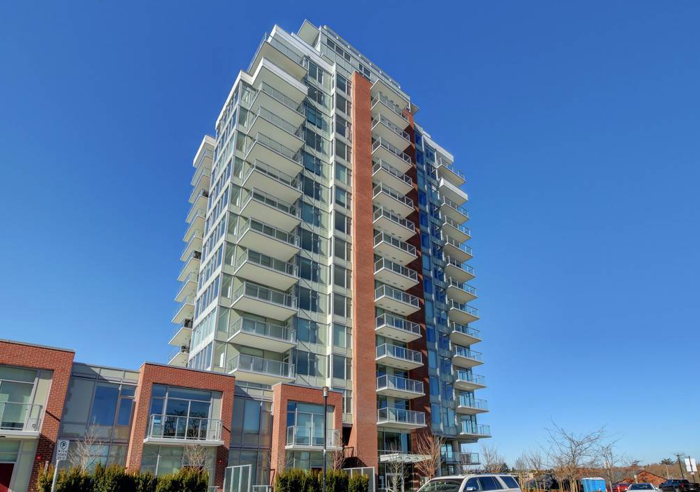 Encore condo building, in Songhees, Victoria BC