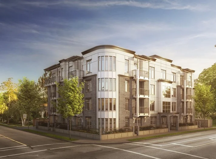 Maddison condo building, in Rockland, Victoria BC