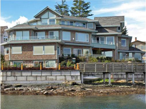 Marina Point condo building, in Sidney North-East, Victoria BC