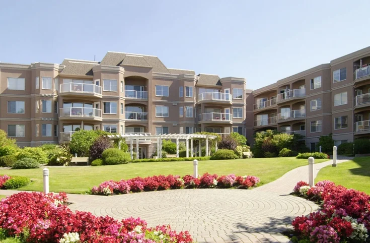 Polo Pacific condo building, in James Bay, Victoria BC