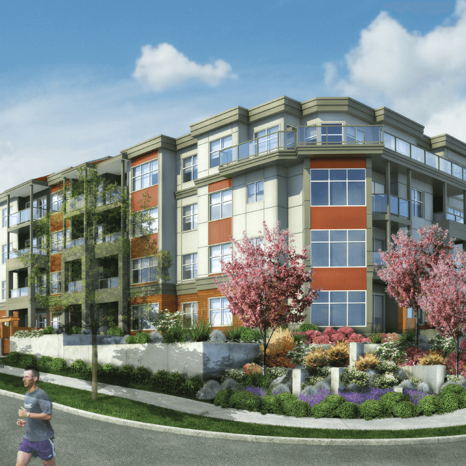 Sophia Residences condo building, in Quadra, Victoria BC