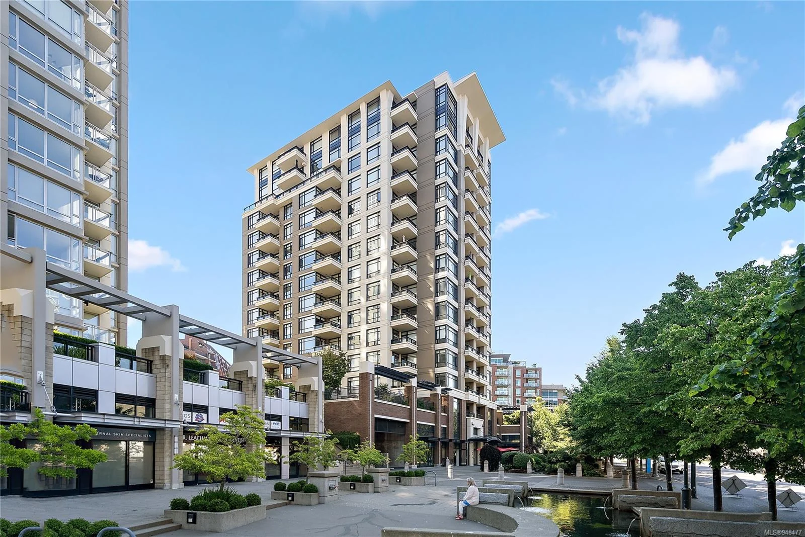 The Belvedere condo building, in Downtown, Victoria BC