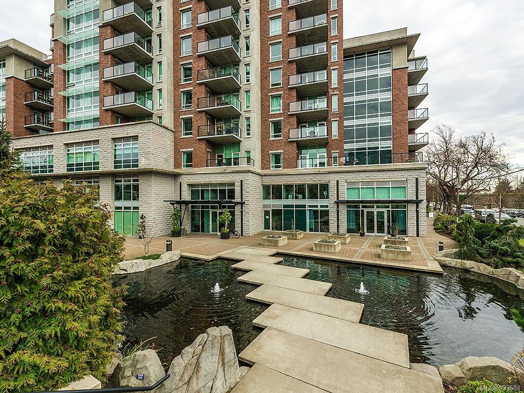 The Parkside condo building, in Downtown, Victoria BC