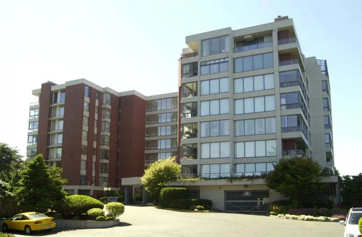 The Rockland condo building, in Rockland, Victoria BC