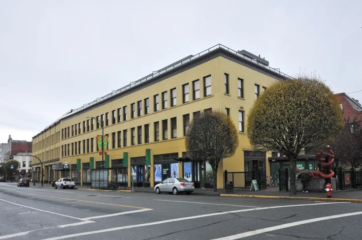 The Vogue condo building, in Downtown, Victoria BC