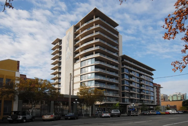 The Wave condo building, in Downtown, Victoria BC