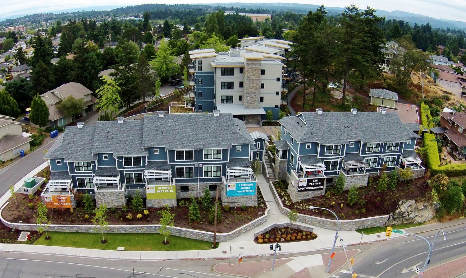 Woodland Heights condo building, in Tillicum, Victoria BC