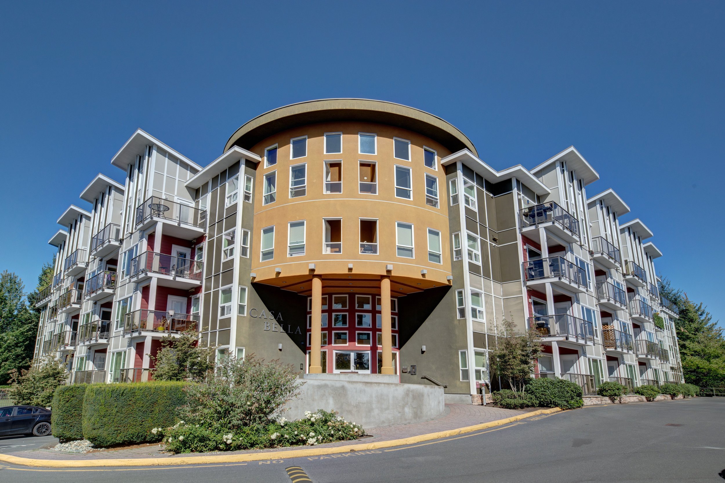 Casa Bella condo building, in Langford Proper, Victoria BC