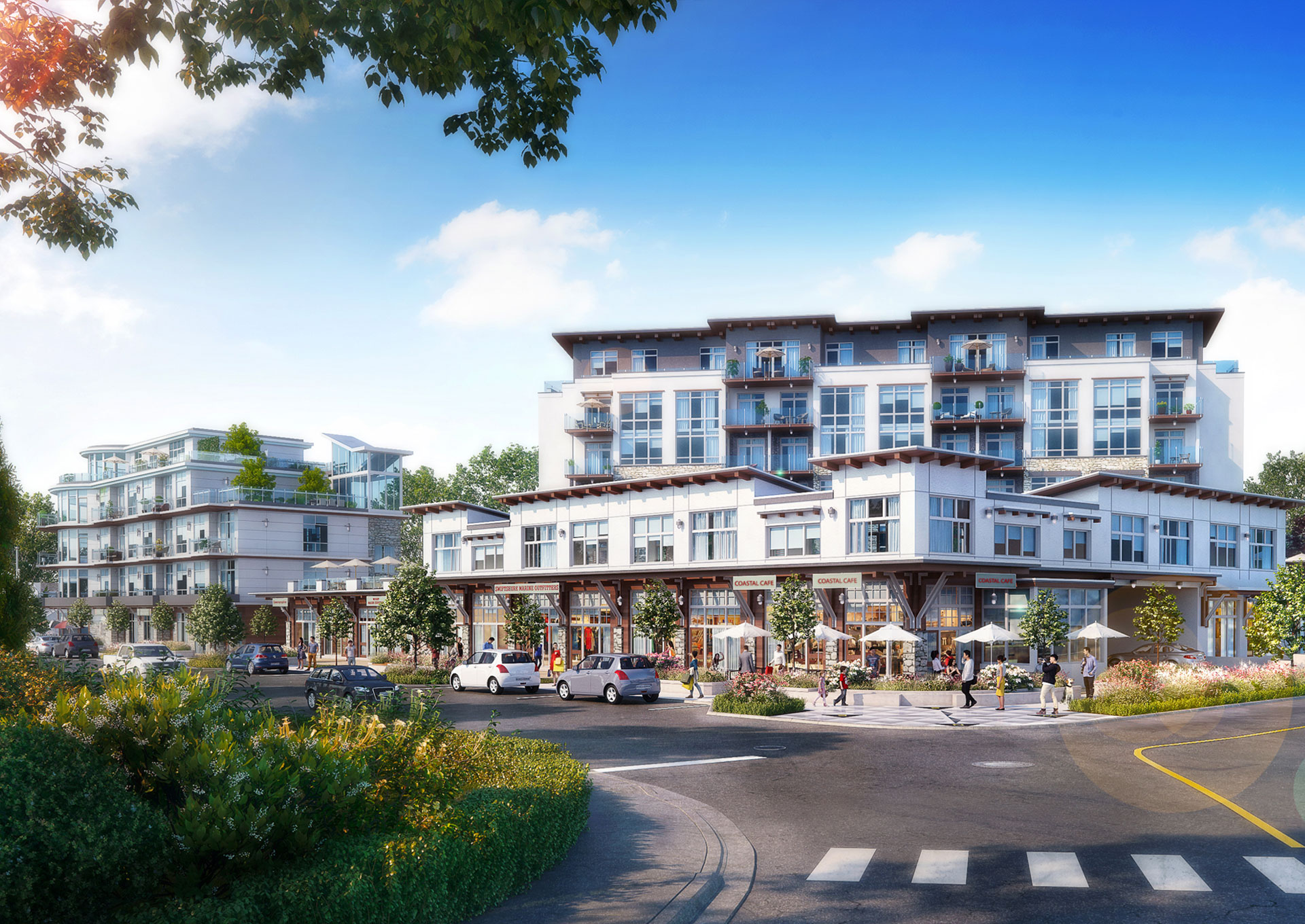 Westbay Quay condo building, in Old Esquimalt, Victoria BC