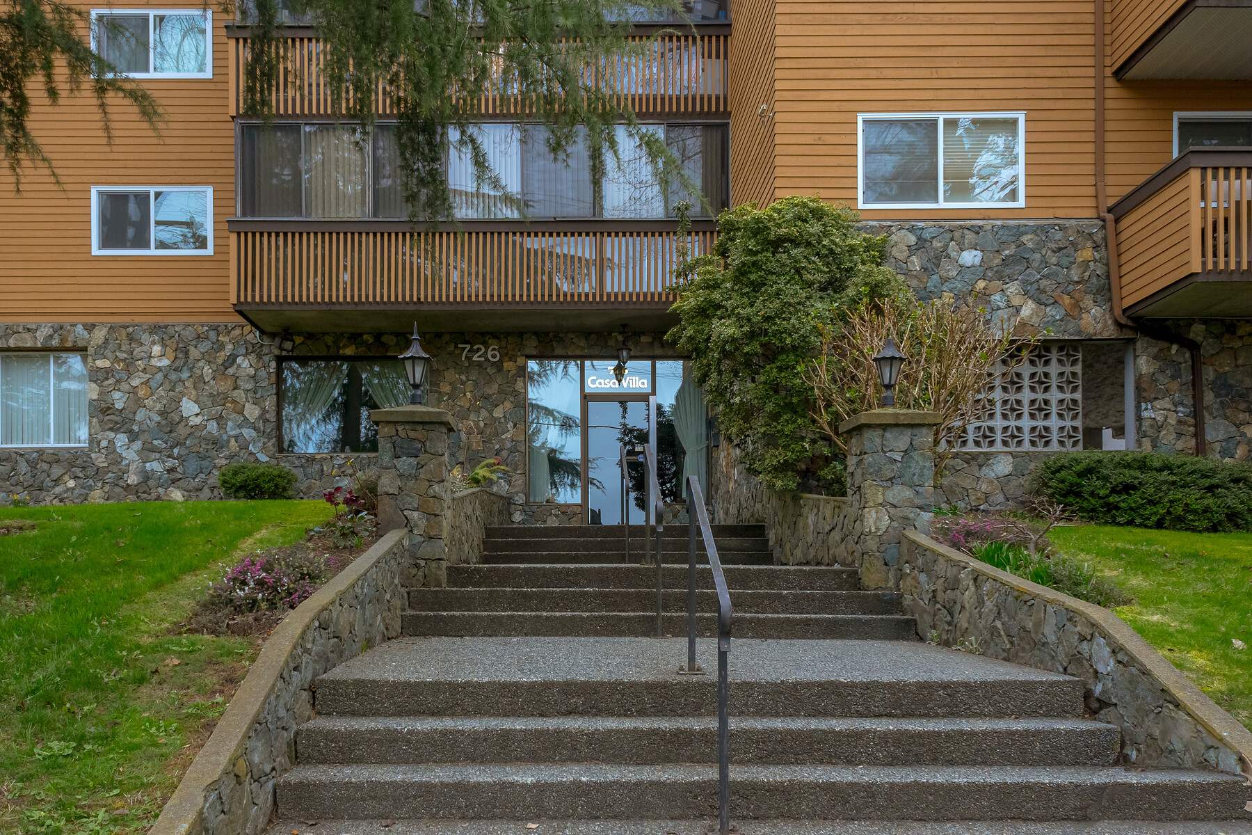 Villa Pentaco condo building, in Downtown, Victoria BC