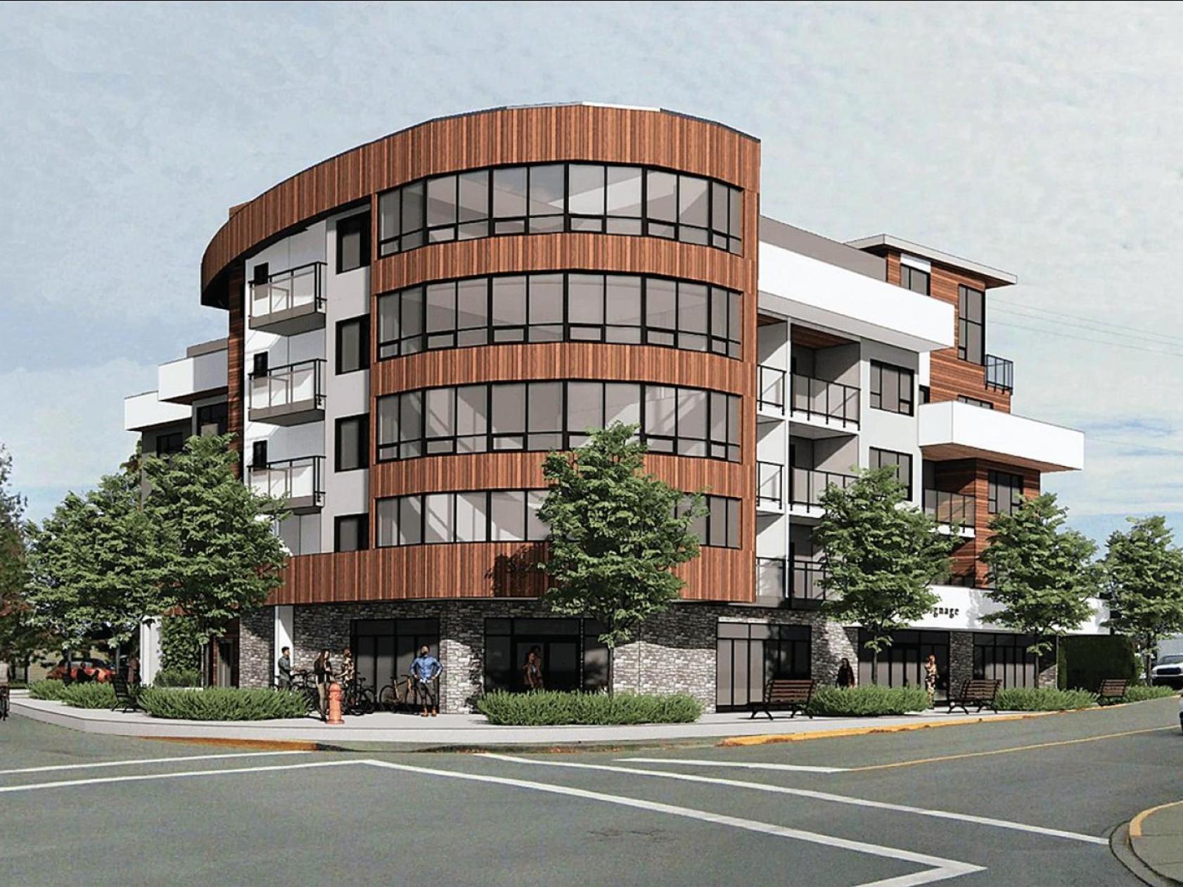 Cento condo building, in Saanichton, Victoria BC