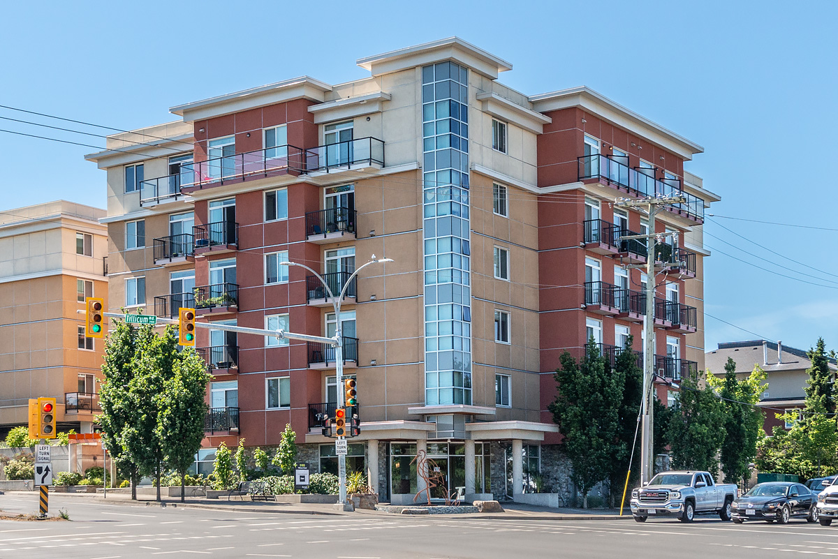 Heron View condo building, in Whiffin Spit, Victoria BC