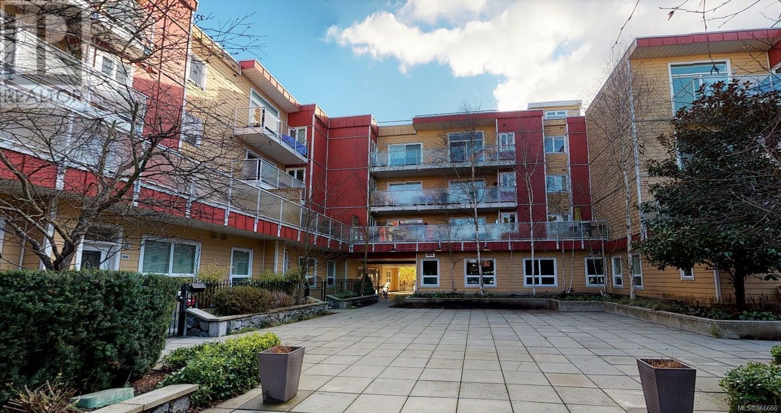 Ovation condo building, in Saxe Point, Victoria BC