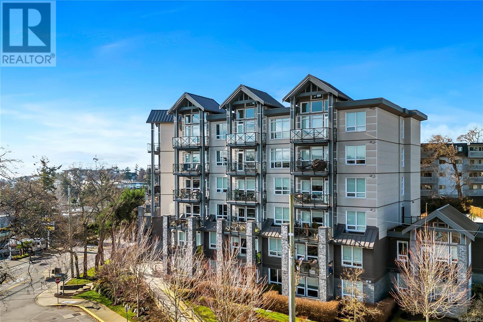 Skyline condo building, in Old Esquimalt, Victoria BC