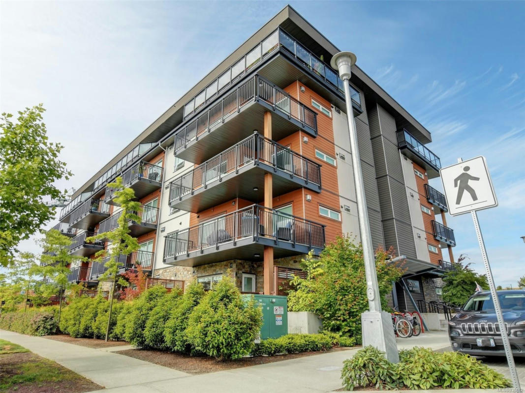 The Wallace condo building, in Brentwood Bay, Victoria BC