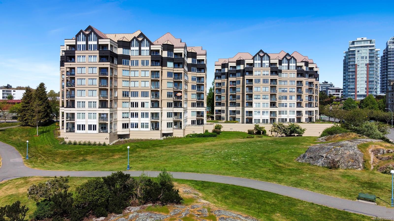 Ocean Park Tower condo building, in Songhees, Victoria BC