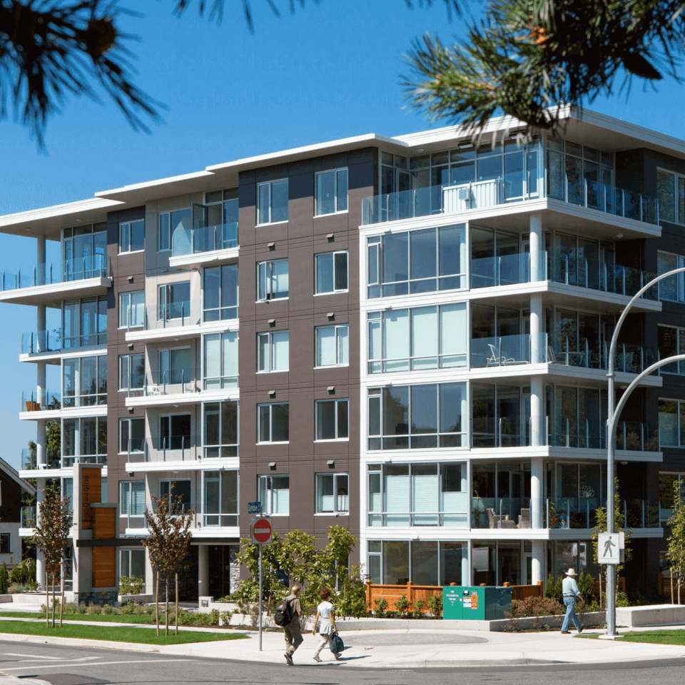 200 Douglas on the Park condo building, in Downtown, Victoria BC