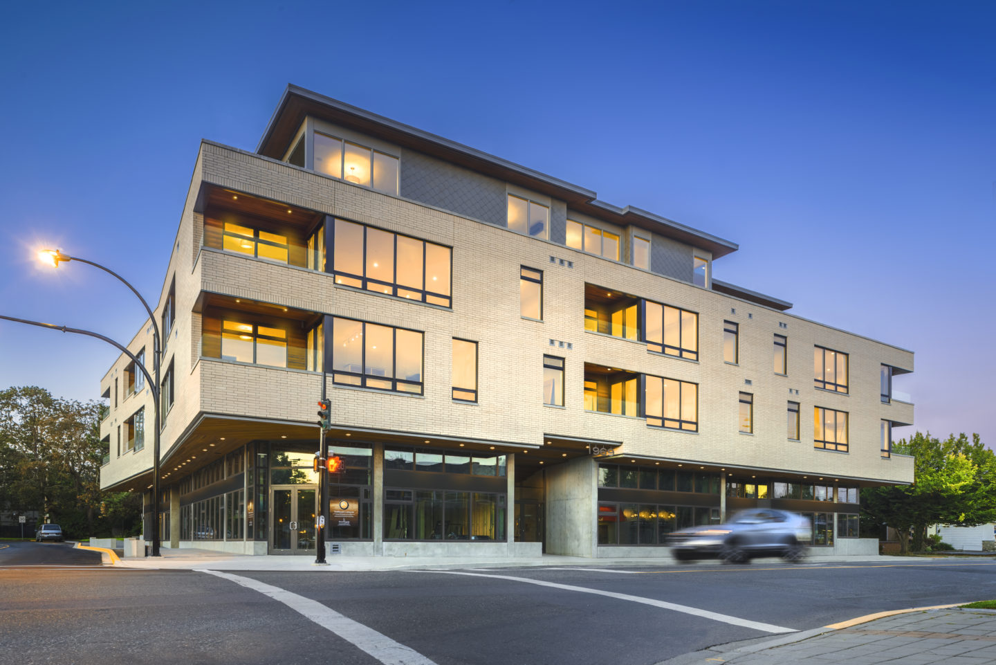 Village Walk condo building, in Fairfield East, Victoria BC