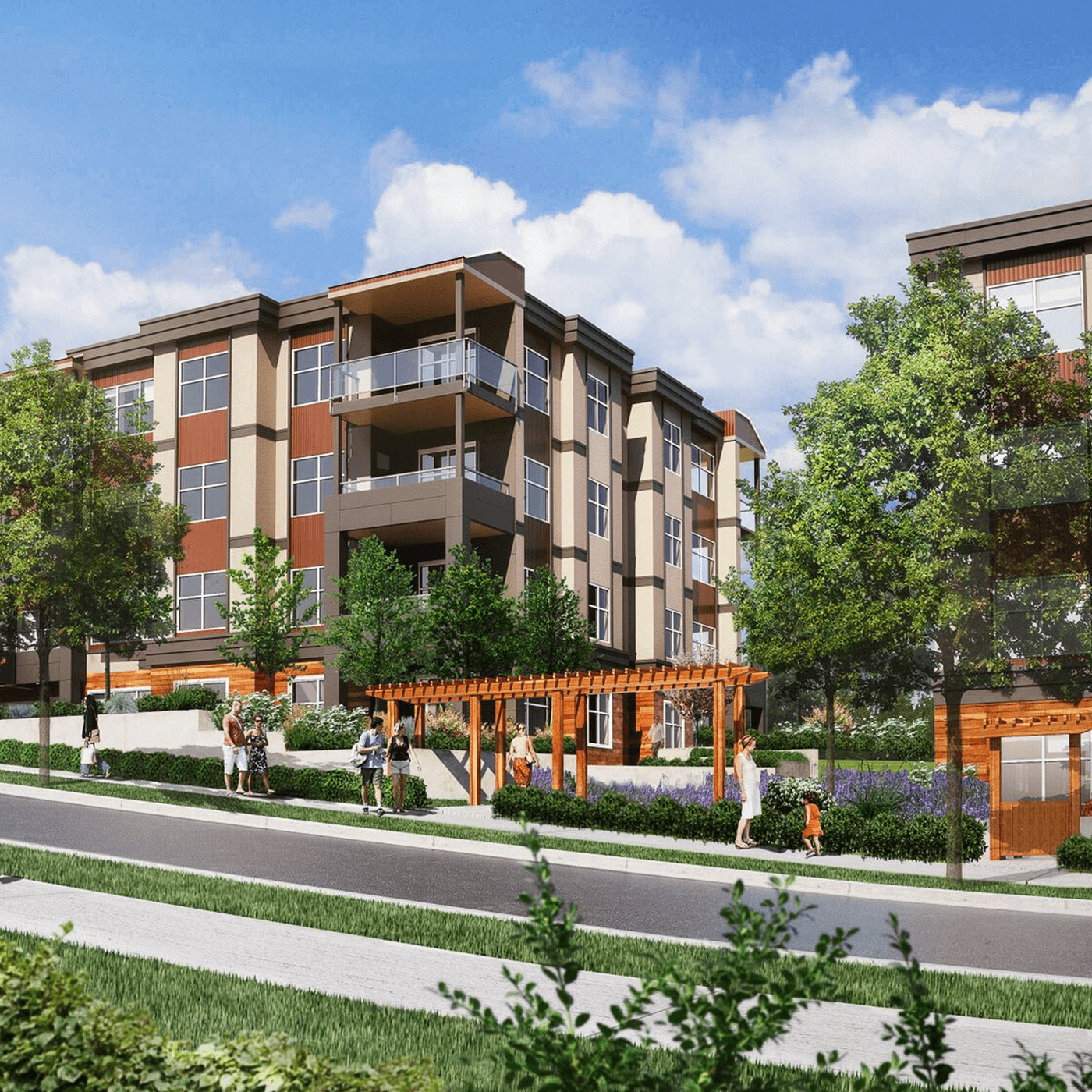 Olivia Residences condo building, in Quadra, Victoria BC