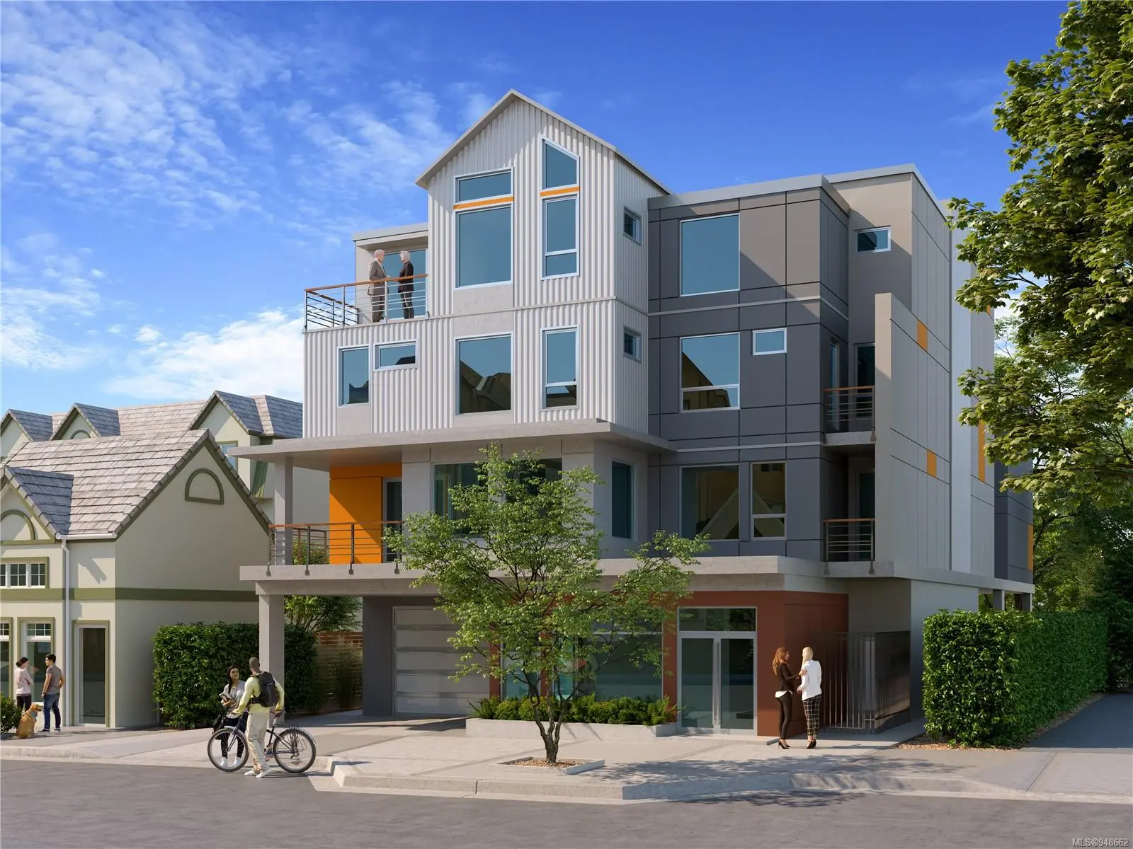 Peak on Third condo building, in Sidney South-East, Victoria BC
