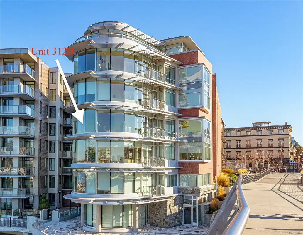 Pier One condo building, in James Bay, Victoria BC