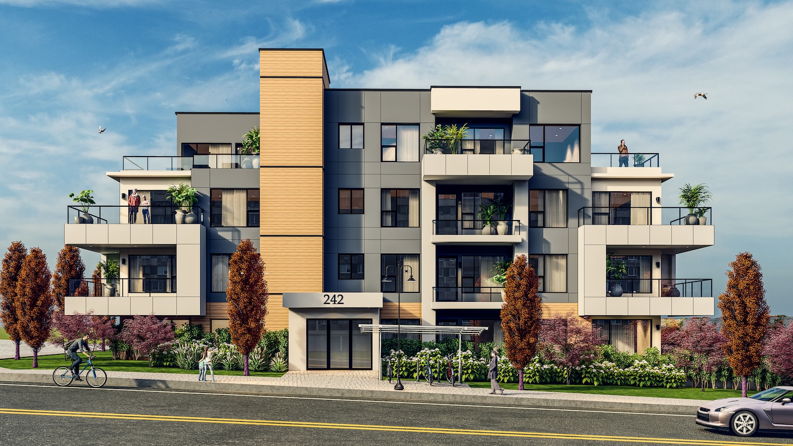 SkyeView condo building, in View Royal, Victoria BC