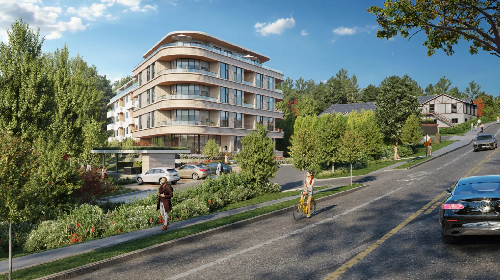 The Grand and Fir condo building, in View Royal, Victoria BC