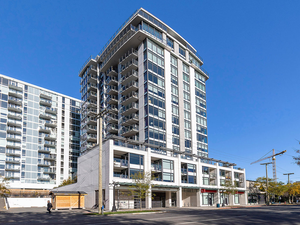The Legato condo building, in Downtown, Victoria BC
