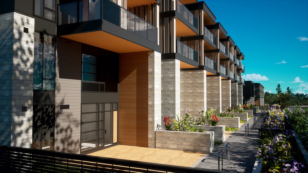 The Lookout condo building, in Bear Mountain, Victoria BC