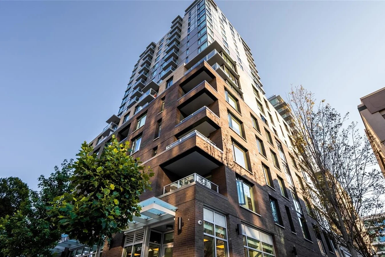 The Manhattan condo building, in Downtown, Victoria BC