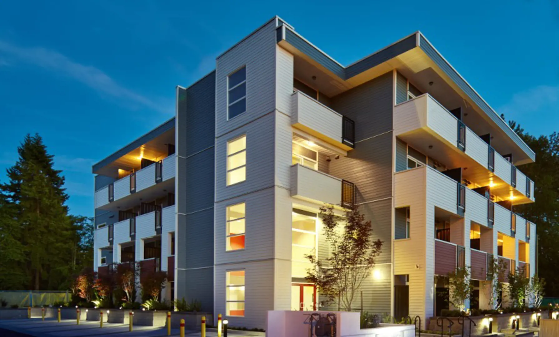 Balance condo building, in Victoria West, Victoria BC