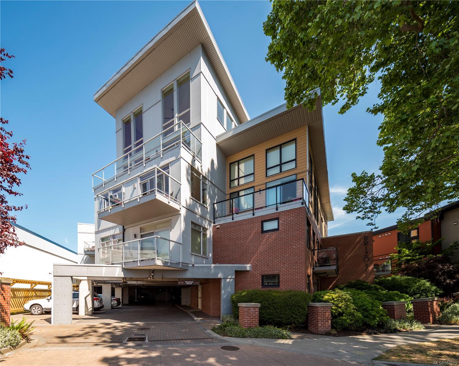 Brizo 19 condo building, in Burnside, Victoria BC