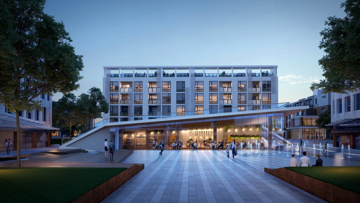 Capital Park condo building, in James Bay, Victoria BC