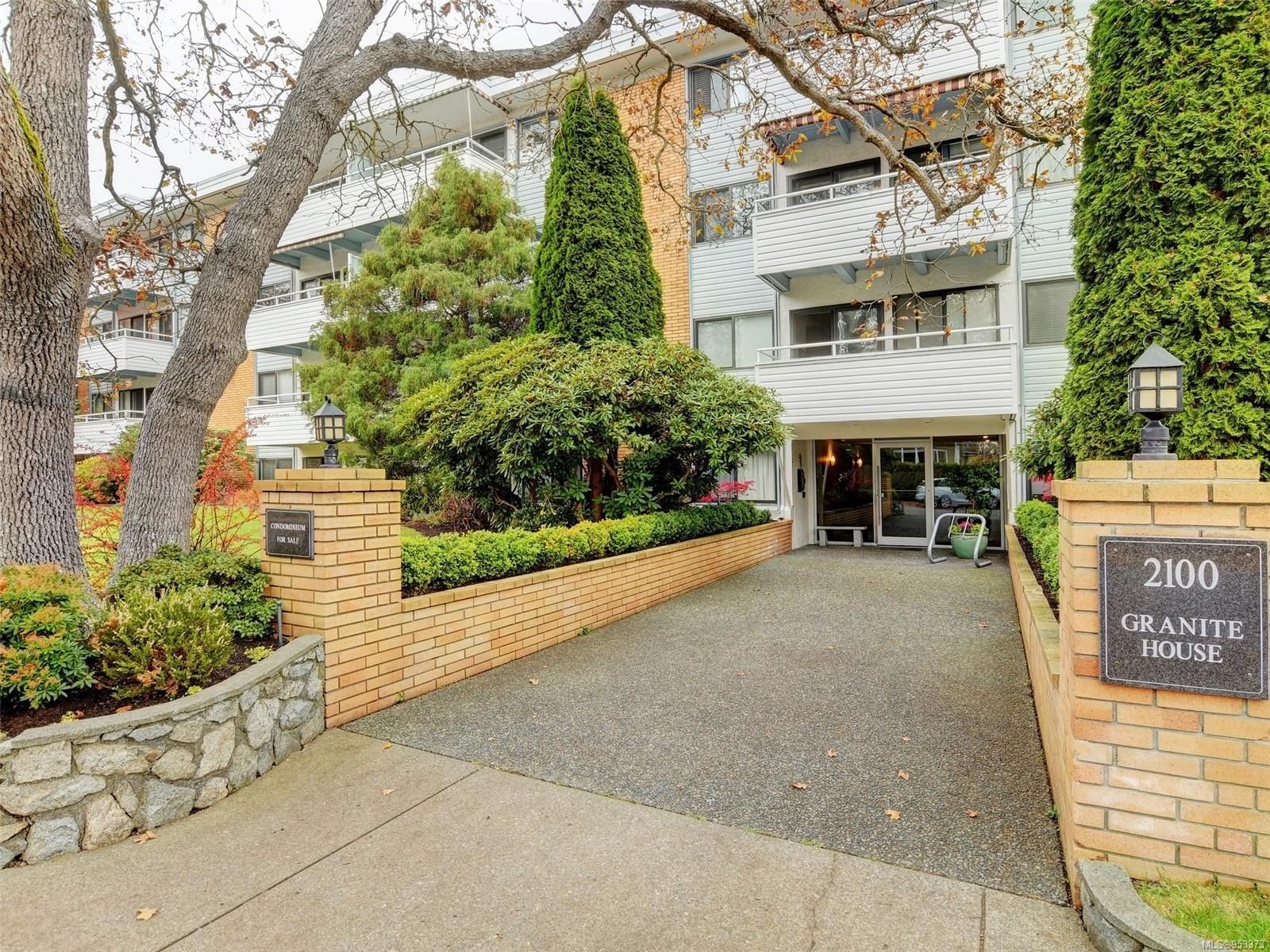 Granite House condo building, in South Oak Bay, Victoria BC