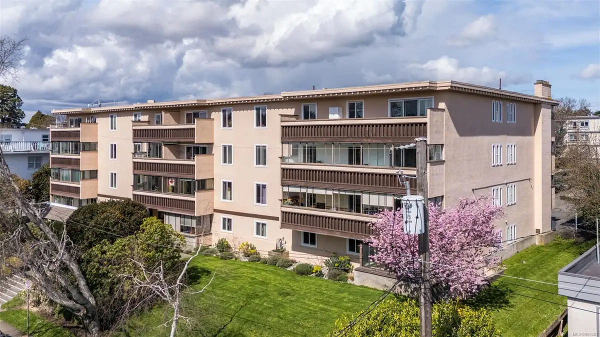 Lady Jane condo building, in Fairfield West, Victoria BC