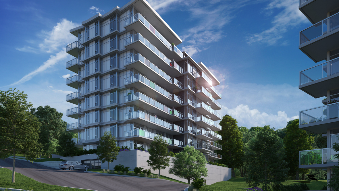 Lyra Residences Phase 2 condo building, in Swan Lake, Victoria BC