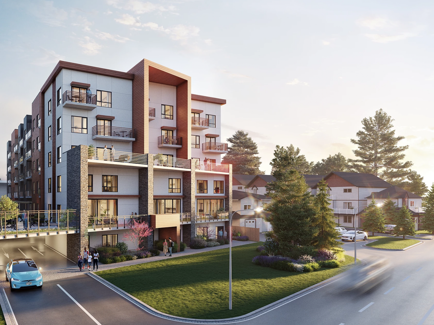 Millstream Residences condo building, in Mill Hill, Victoria BC