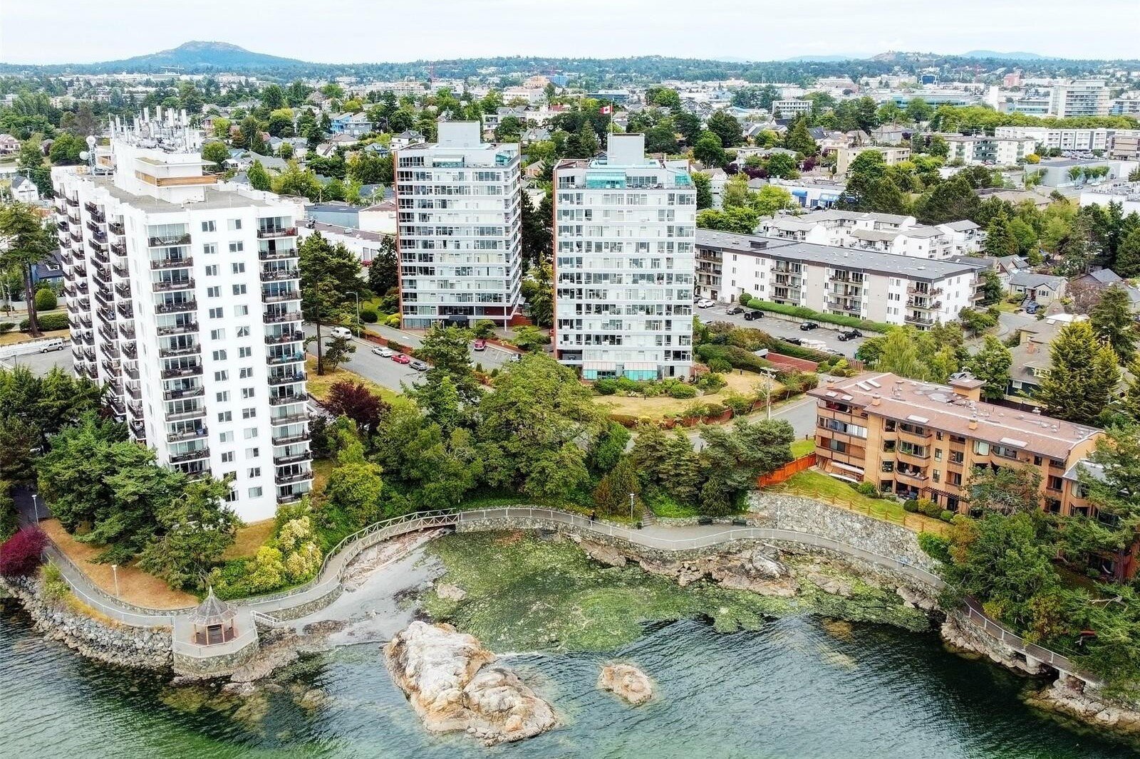 Seaforth condo building, in Victoria West, Victoria BC