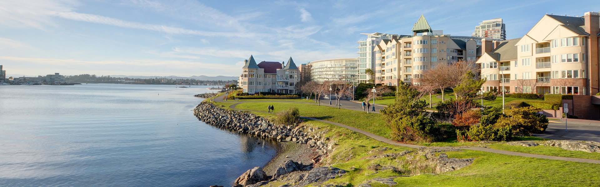 Songhees Point condo building, in Songhees, Victoria BC