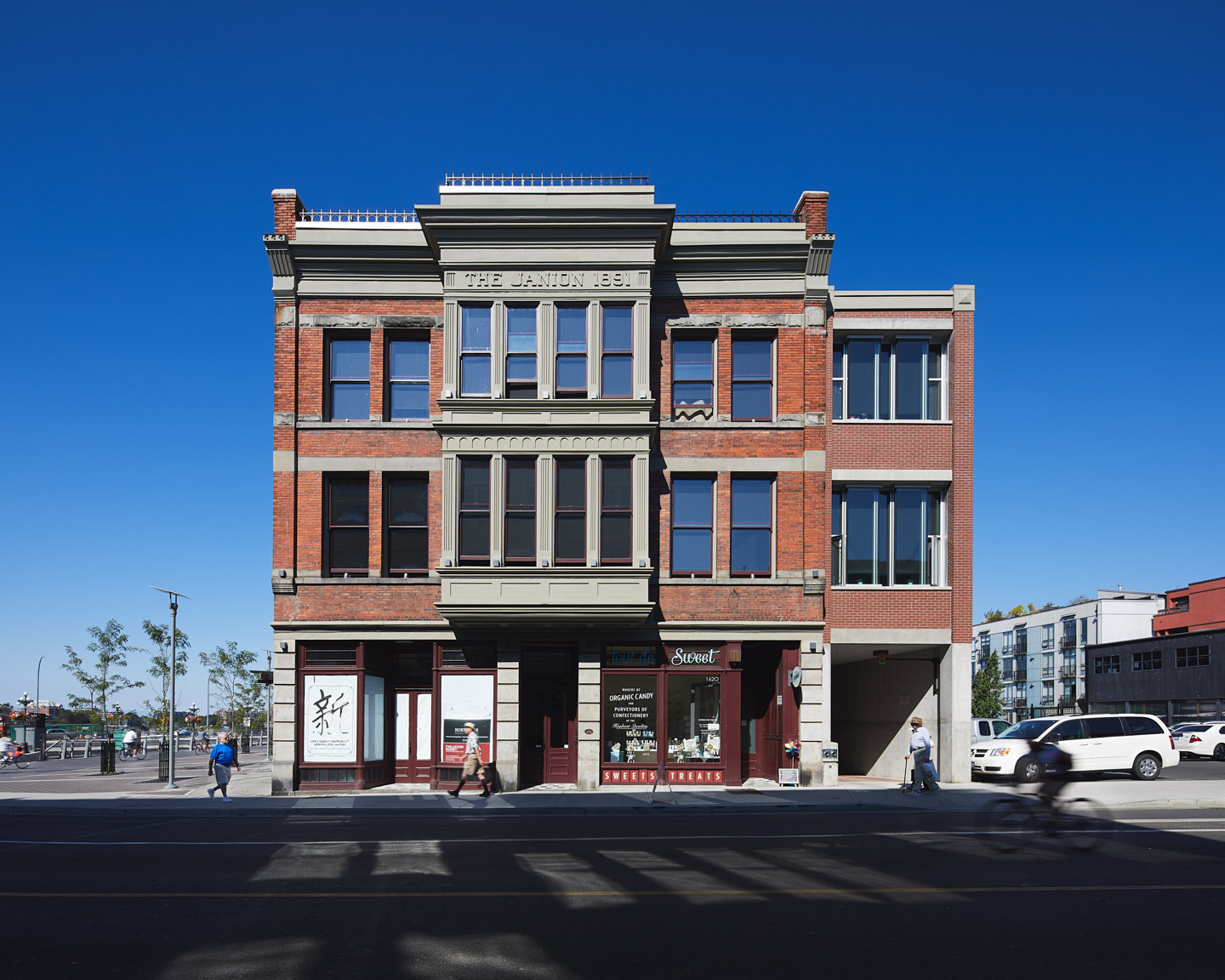 The Janion condo building, in Downtown, Victoria BC