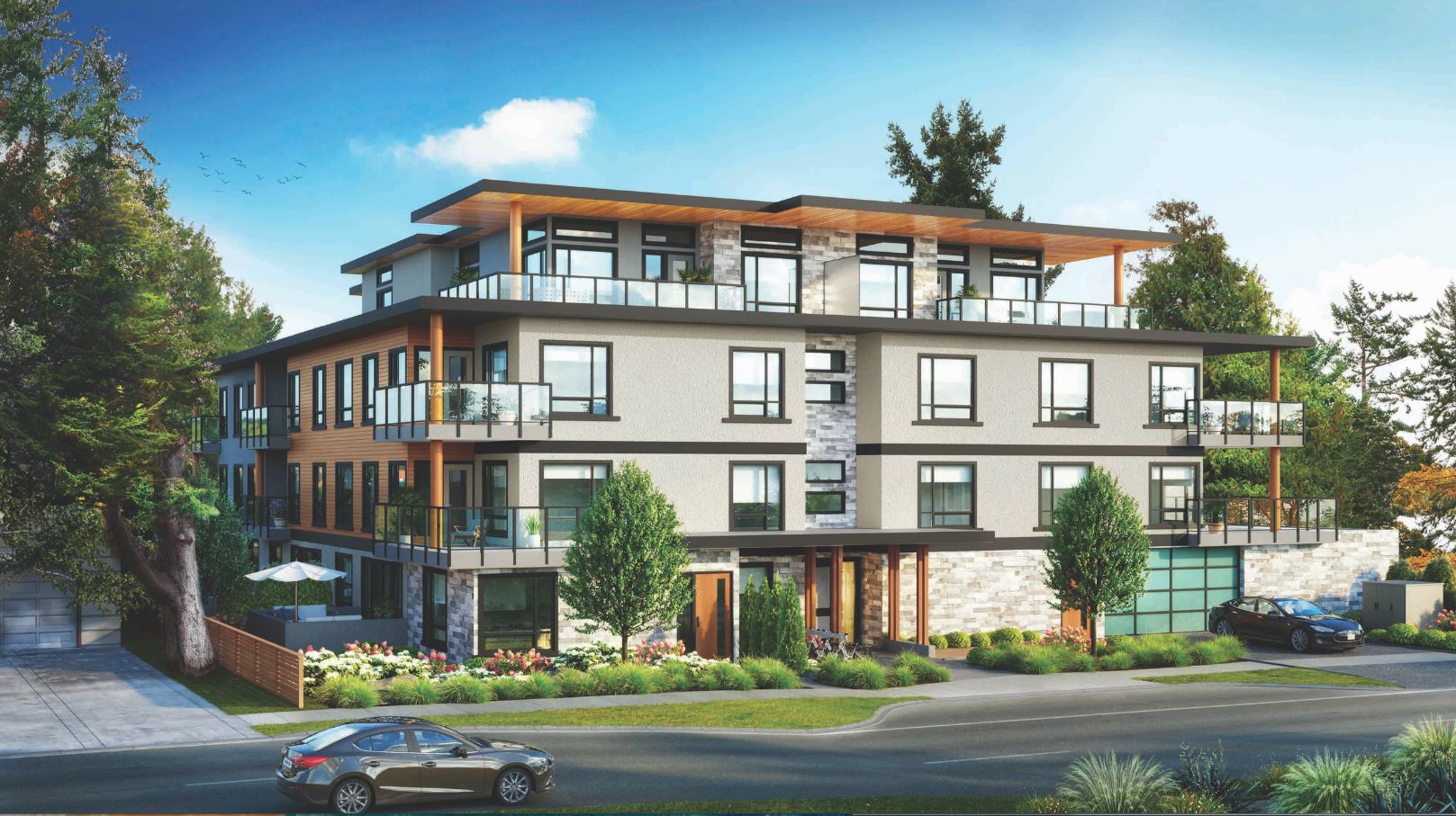 The Tides at Cordova Bay condo building, in Cordova Bay, Victoria BC