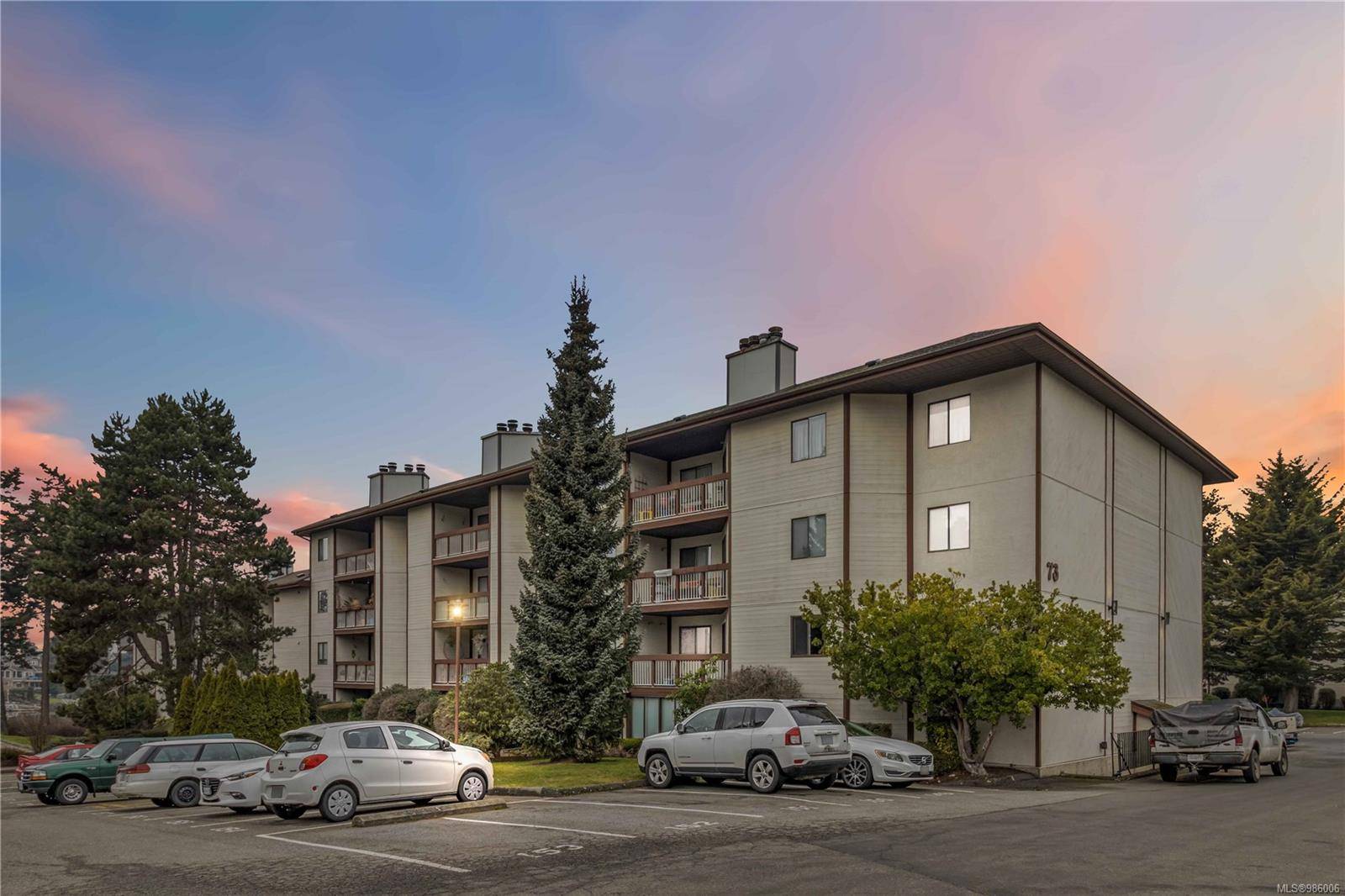 Cedar Dale condo building, in Gorge, Victoria BC