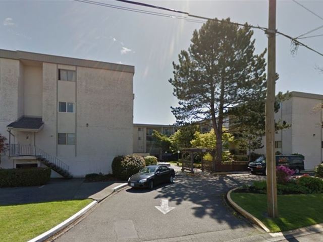 Eldon Place condo building, in Gorge, Victoria BC