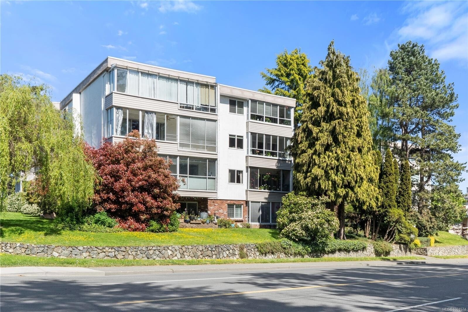 Gorge Towers condo building, in Gorge, Victoria BC