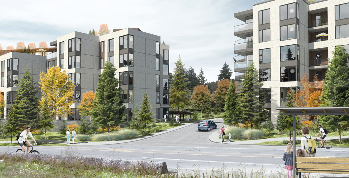 Marson condo building, in Royal Oak, Victoria BC