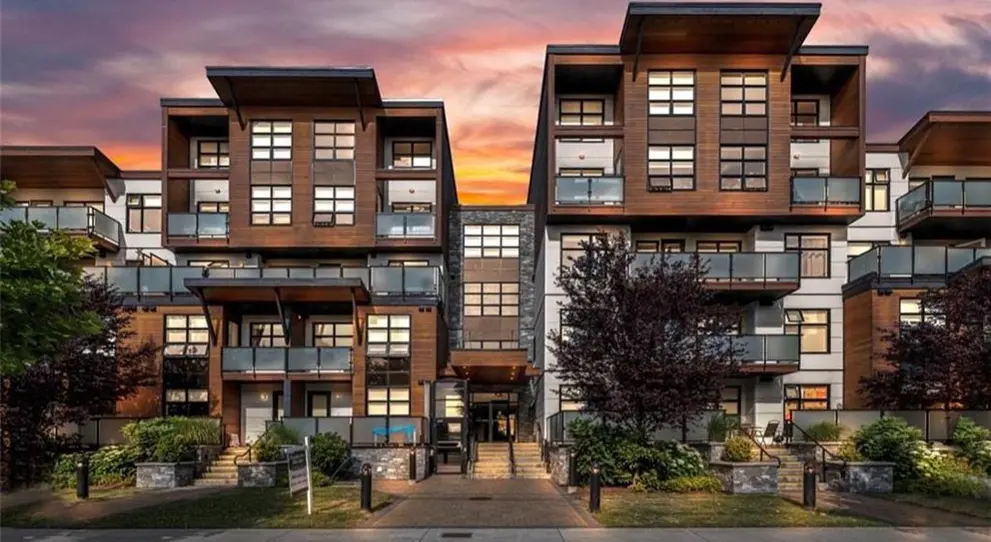 The Affinity condo building, in Mt Doug, Victoria BC