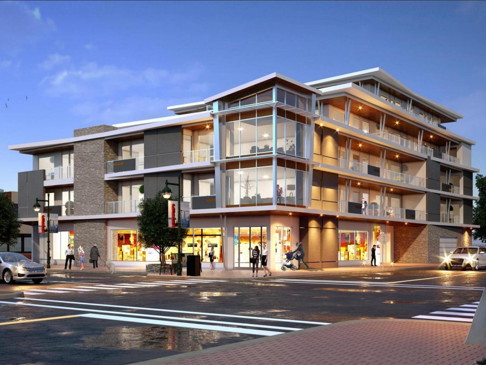 The Beacon condo building, in Sidney North-East, Victoria BC