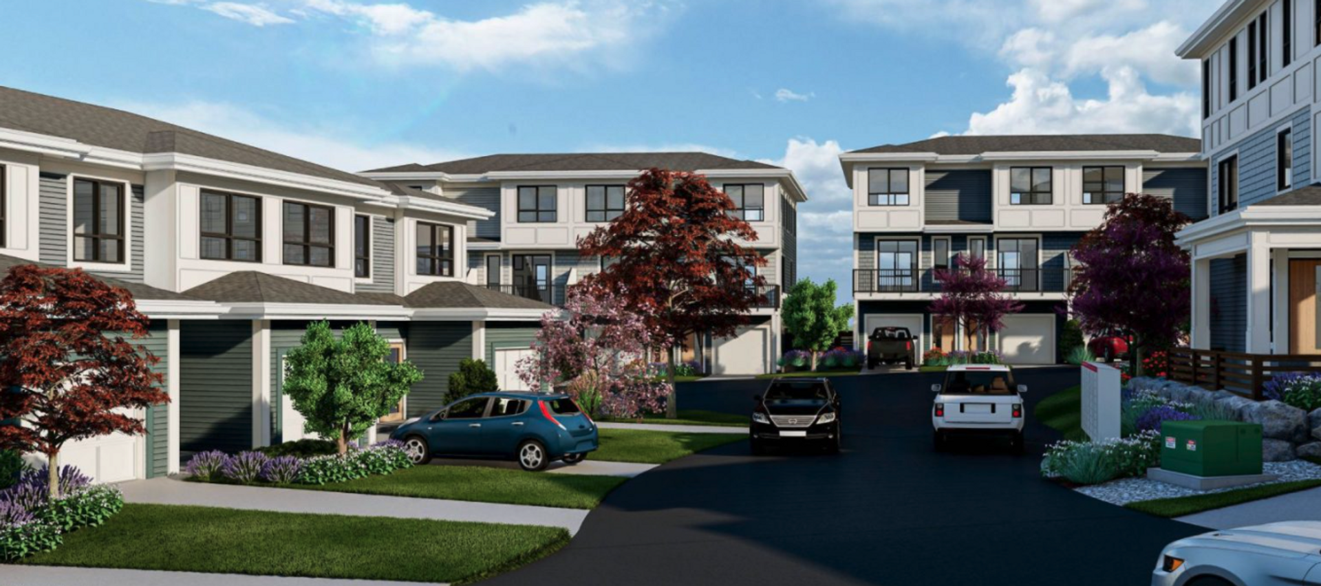 The Coral at Royal Bay condo building, in Royal Bay, Victoria BC